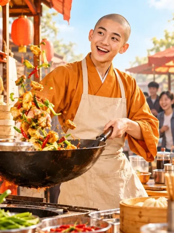 八戒在城中村摆摊封面